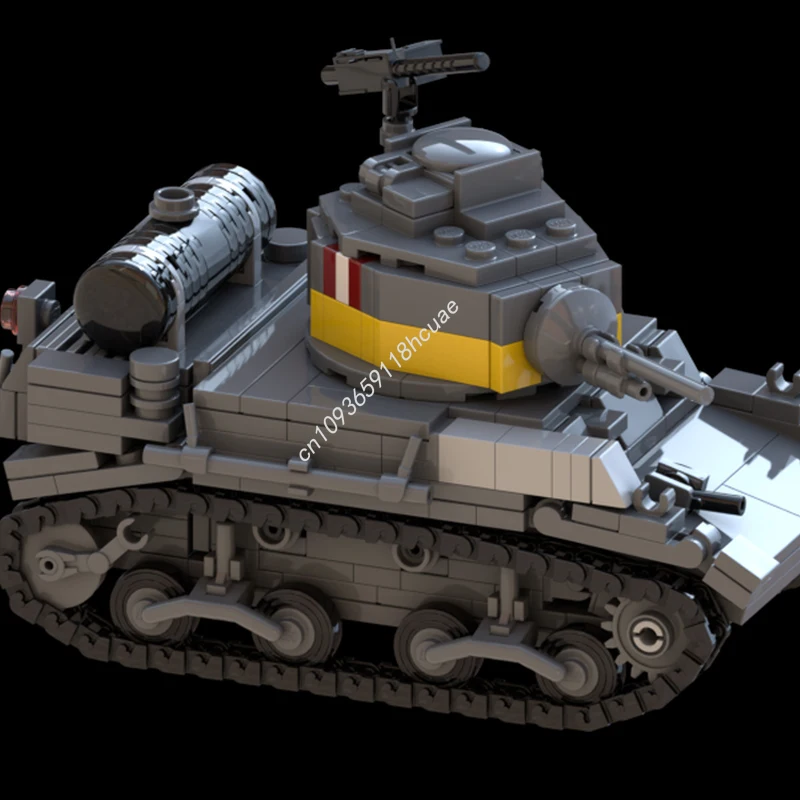 

474 шт. MOC M3a1 Stuart Marine Corp nan вдохновляющий креативный проектный комплект для любителей дизайна, рождественский подарок, строительные блоки