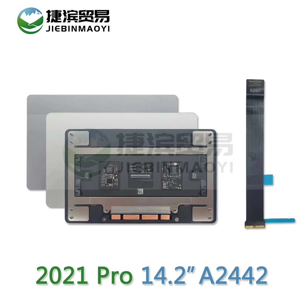 

New Late 2021 Laptop A2442 Trackpad for Macbook Pro Retina 14.2 Inch M2 Pro/Max Touchpad Grey Silver Color EMC3650