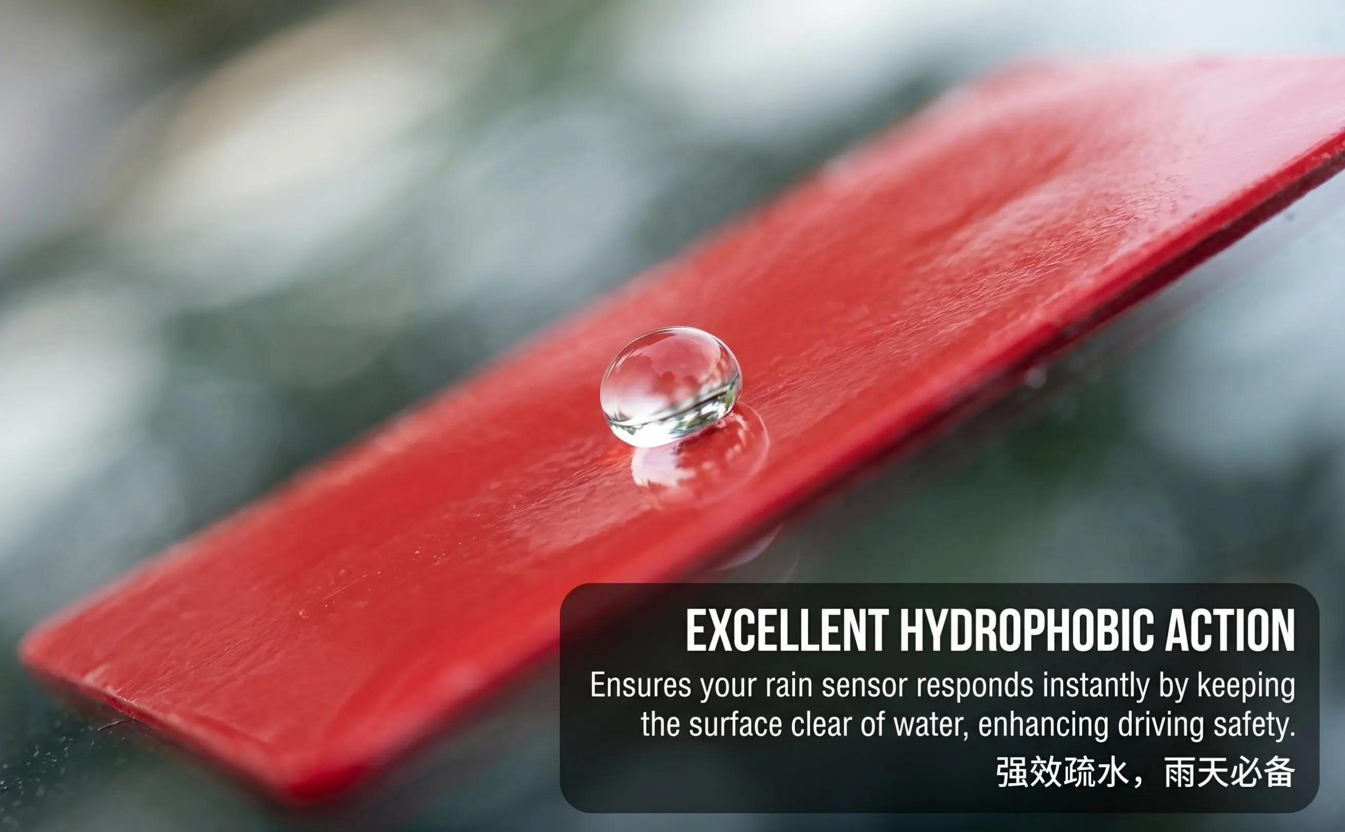 2Pcs Rain Sensor Adhesive Film Car Windshield Auto Sensing Pad Extended Clear View Driving Safety Protective Repair