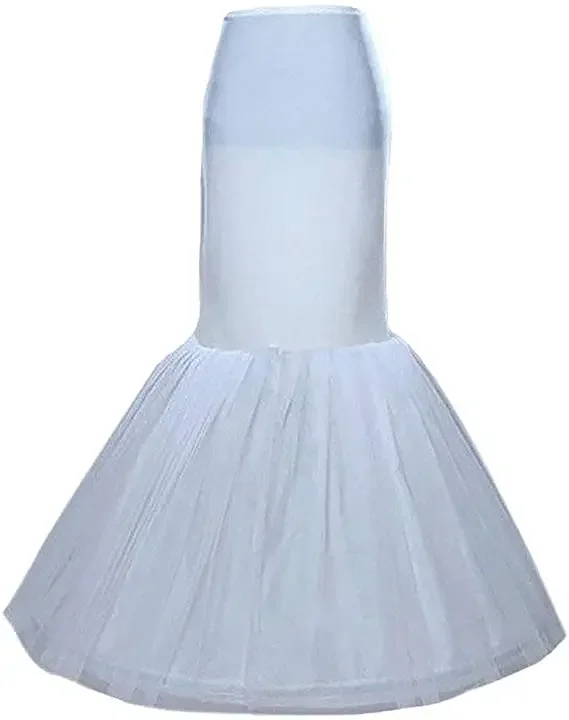 Women's Underskirt Trumpet Mermaid Wedding Petticoat Slips for Bridal