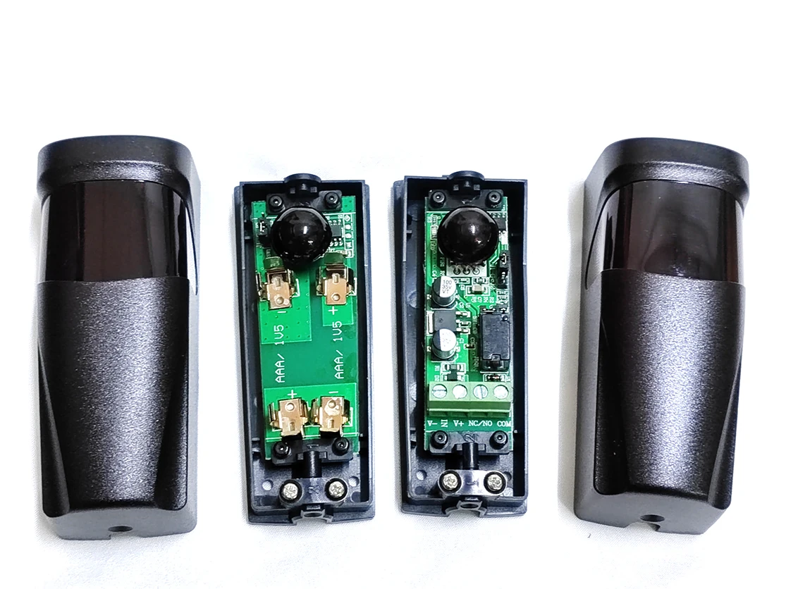 

Батарея IP55 Открытый инфракрасный датчик присутствия Фотоэлемент для автоматических ворот, гаражных ворот, барьер, луч, внешняя сигнализация