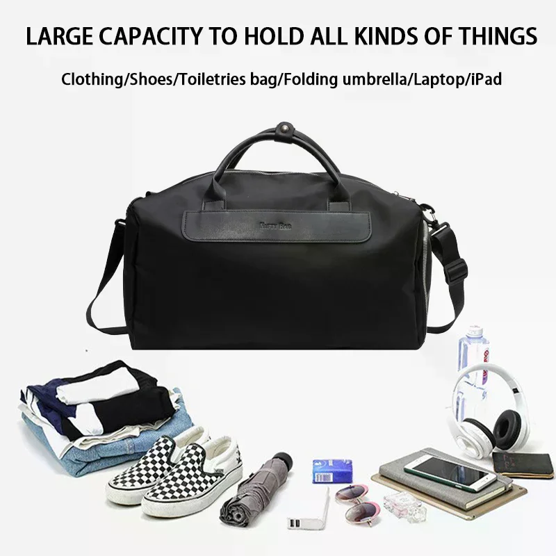 Gym Yoga Bag Fashion Waterproof Multi-functional Large-Capacity Women's Travel Bag