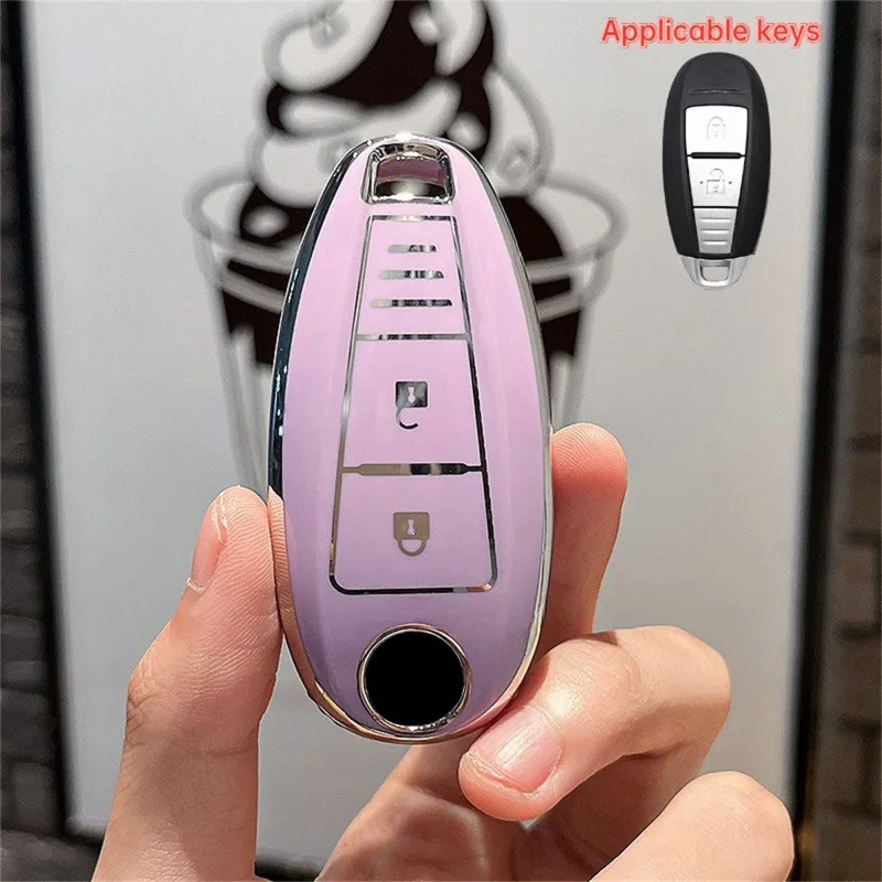 TPU Car Remote Key Case Cover Suitable for Suzuki Vitara Swift  Ignis Kizashi SX4 Baleno Ertiga Baleno Accessories