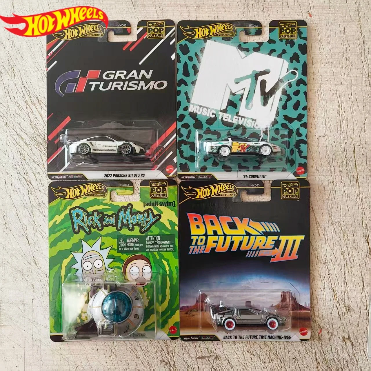 

Коллекционная модель автомобиля Hot Wheels Premium 2026 New Pop Culture 2022 Porsche 911 GT3 RS Gran Turismo, масштаб 1:64, литая под давлением