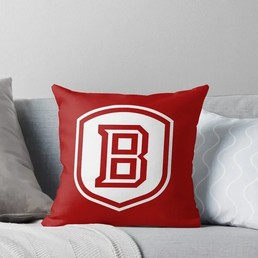 bradley braves Throw Pillow Cushion Cover For Sofa Luxury Pillow Cover pillow