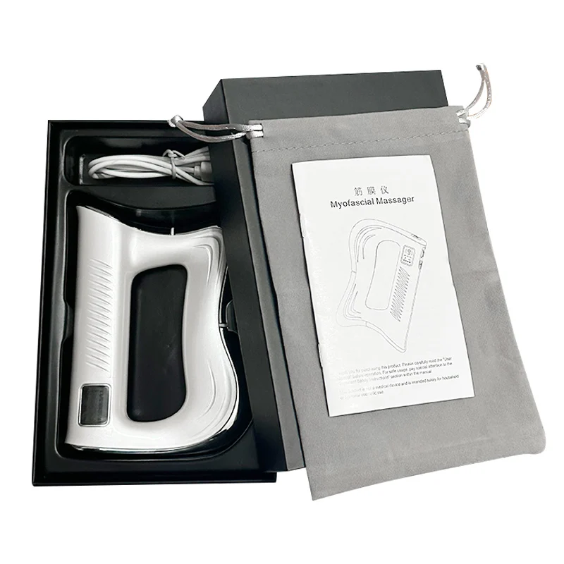 Electric Fascia Knife Massage Gun Scraping Massager Facial Guasha Body Relaxation Muscle Microcurrent Massage Heating Vibration