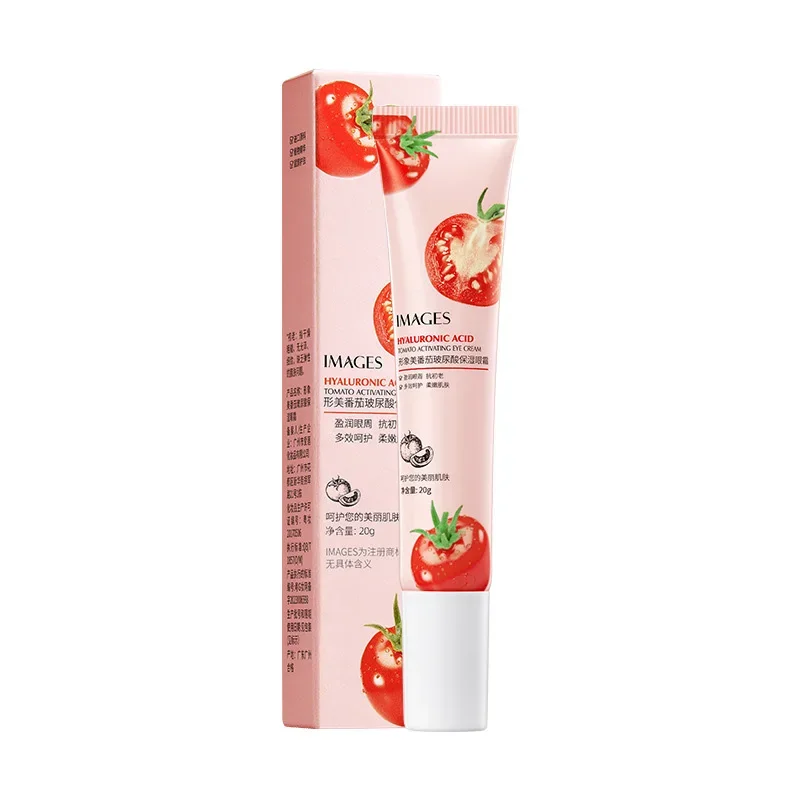 Tomato Moisturizing Eye Cream Remove Dark Circles Anti-wrinkle Hyaluronic Acid Hydrating Lifting Firming Skin Eye Care