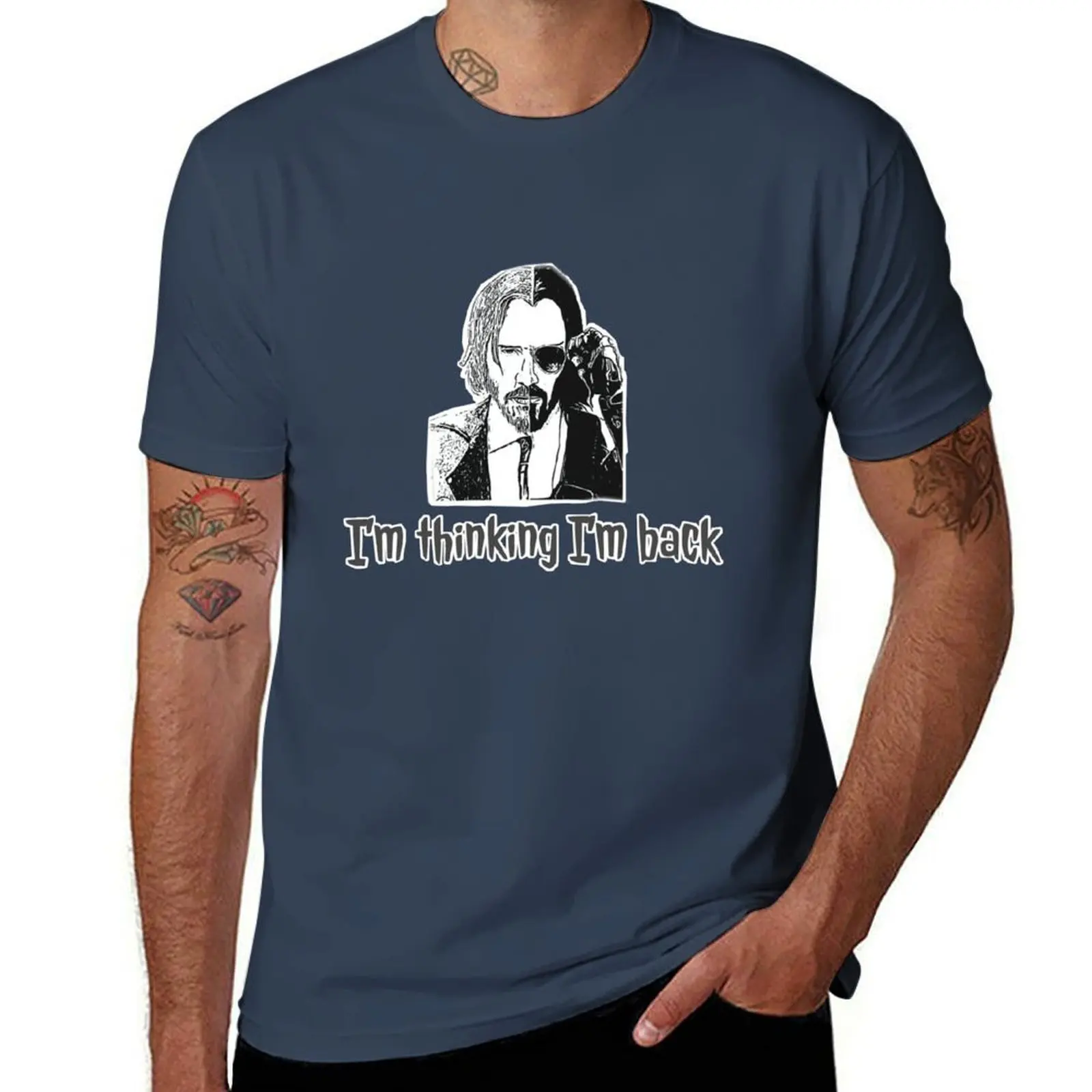 I'm thinking I'm back T-Shirt Plus Size All Match Tee Shirt