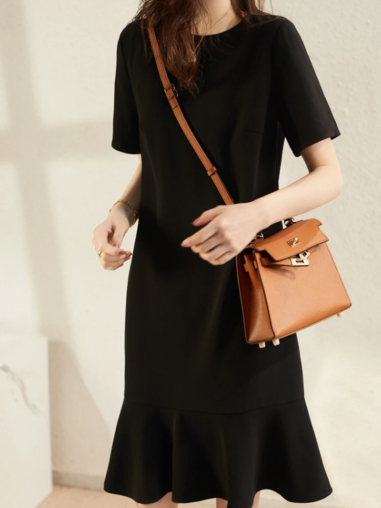 

Bla Acetate Satin Loose ort Sve Dr для больших размеров Женская винтажная летняя одежда Hepburn Sle Agel Faion