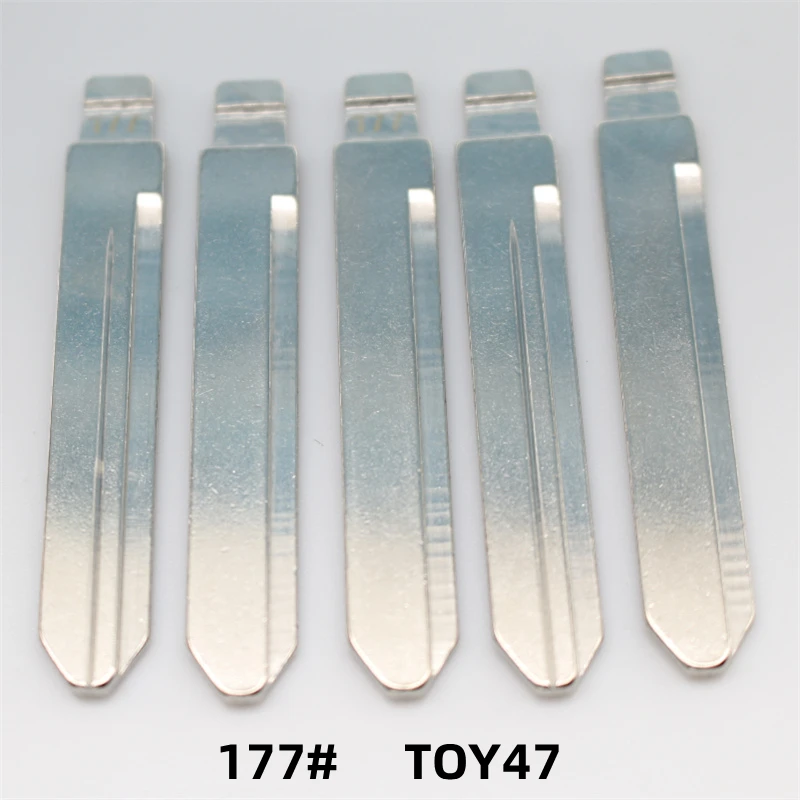 

FLYBETTTER OEM 50 шт. 177 # TOY47 металлический пустой необрезанный лезвие дистанционного ключа для Toyota Keydiy KD Xhorse VVDI JMD