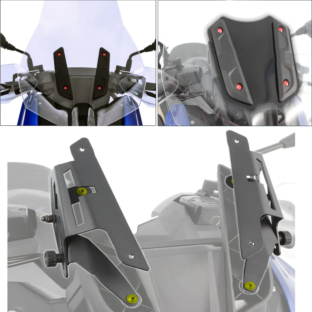 For BMW C400X C 400 X C400 X Motorcycle Windscreen Adjusters stand CNC Windshield Bracket fits Windshield Adjustable