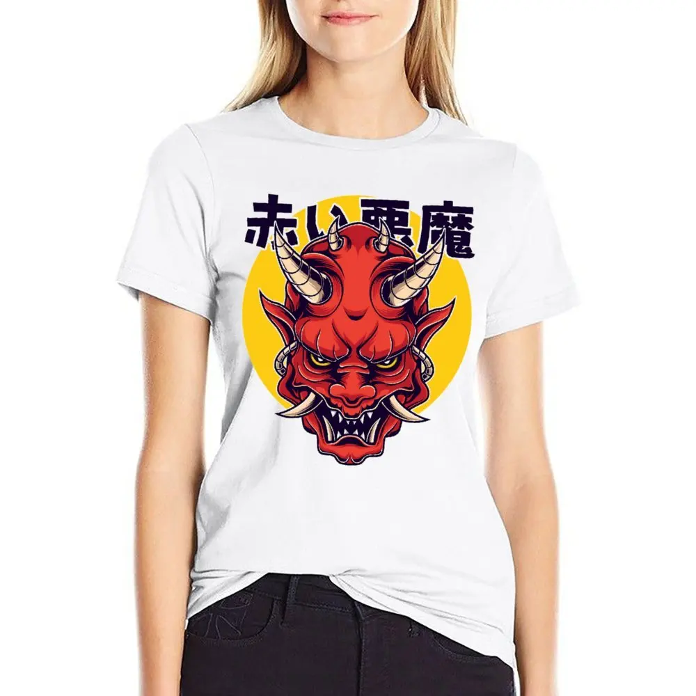 Yokai Red Demon Classic For Sale Tshirt Casual Graphic T-shirt Fresh  Sports  Funny Joke Fitness