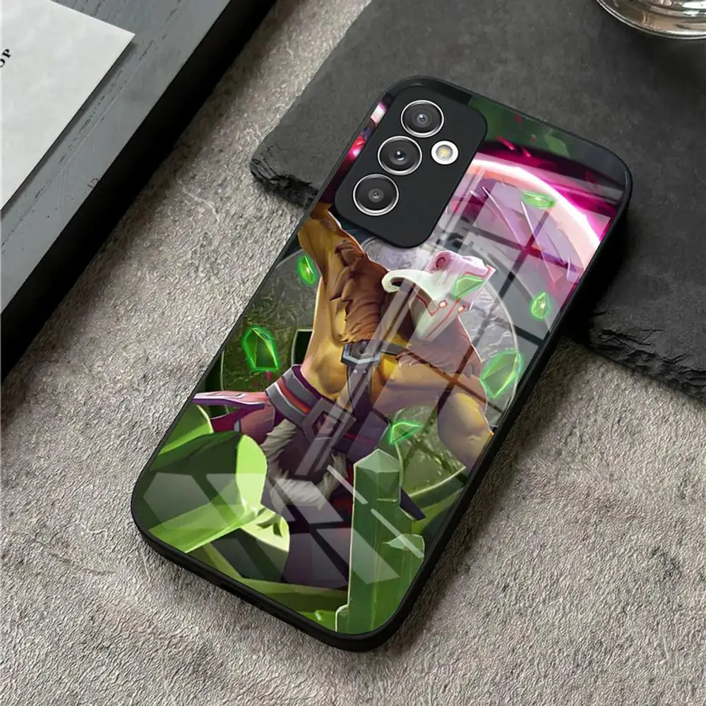 GX60 Dota 2 Juggernaut Sven جراب هاتف ل S24 Ultra سامسونج S23 Fe S25 S22 S20 S21 Plus Galaxy A54 A34 A24 A53 A16 غطاء زجاجي #3