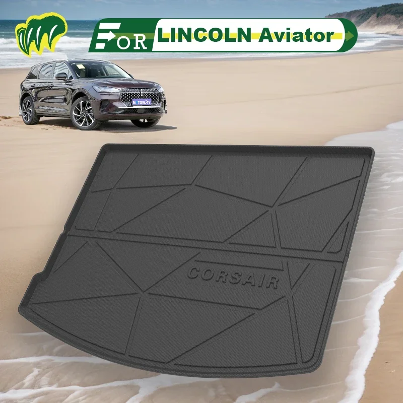 

For LINCOLN Corsair 2020-2024 Custom Fit Car Trunk Mat All Season Cargo Mat 3D Shaped Laser Measured Trunk Liners