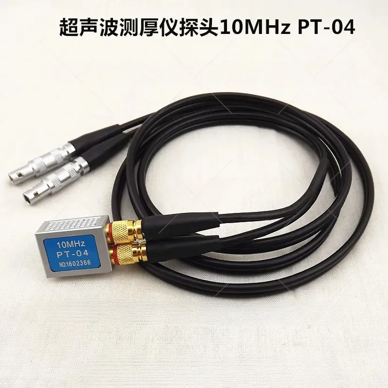 Ultrasonic Thickness Probe 10MHz PT04 High Frequency Micro Diameter Metal Thickness Gauge Probe Small Diameter DA312