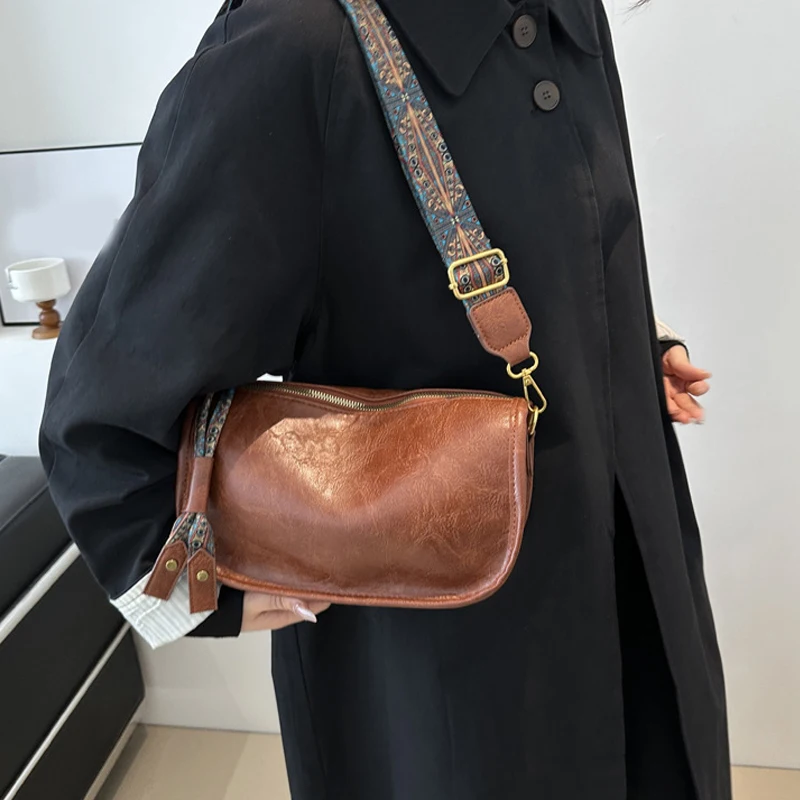 Vintage Leder Schulter Taschen Für Frauen Luxus Kissen Tasche Mode Stil Umhängetasche Handtasche Frühjahr Neue Messenger Tasche Totes