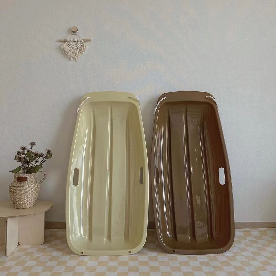 

Colorful Plastic Snow Sand Sled Tubes For Adults And Kids Multi-Color Outdoor Winter Sports With Pulling Rope