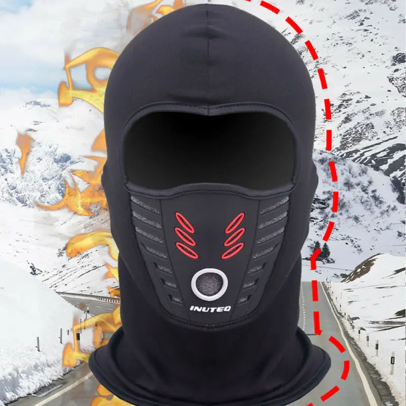 Summer/Winter Warm Fleece Motorcycle Face Mask Anti-dust Waterproof Windproof Full Face Cover Hat Neck Helmet Mask Balaclavas