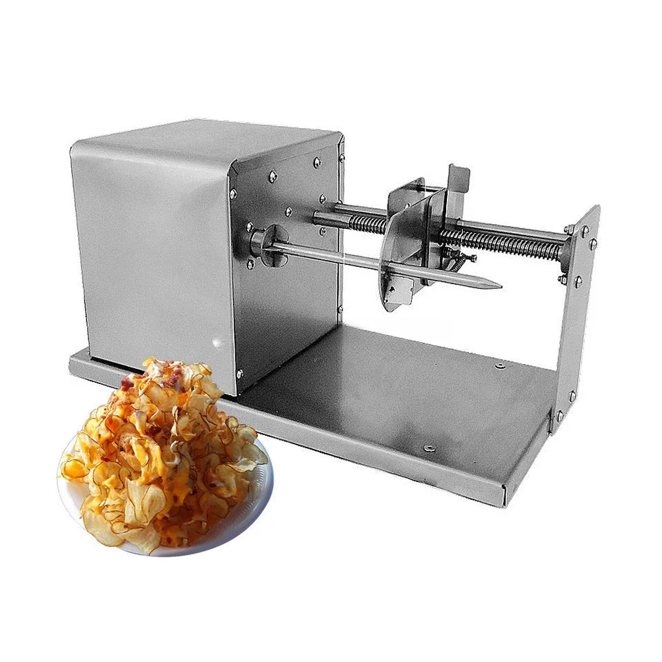 Electric Tornado Twisting Twist Potato Making Machine