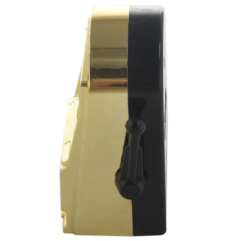 B49B-2X Mini Automat do Gry Jackpot Fruit Slot Machine Skarbonka Gra dla Dzieci Dorosłych Automat do Gry Antystresowy Złoty