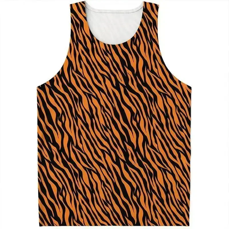 Harajuku Leopard Fashion Gym Tank Top Women Sport Bodybuilding Sleeveless T shirt Body Fitness Wear Streetwear Summer Top