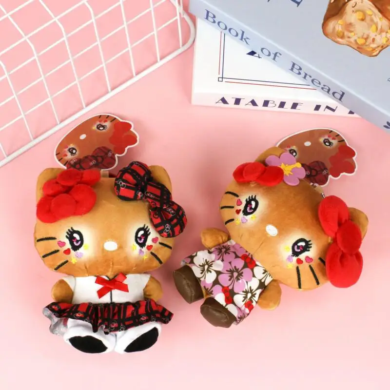 

15 см милый мультфильм Kawaii Shibuya gyaru Hello Kitty плюшевая кукла брелок сумка кулон игрушка в подарок