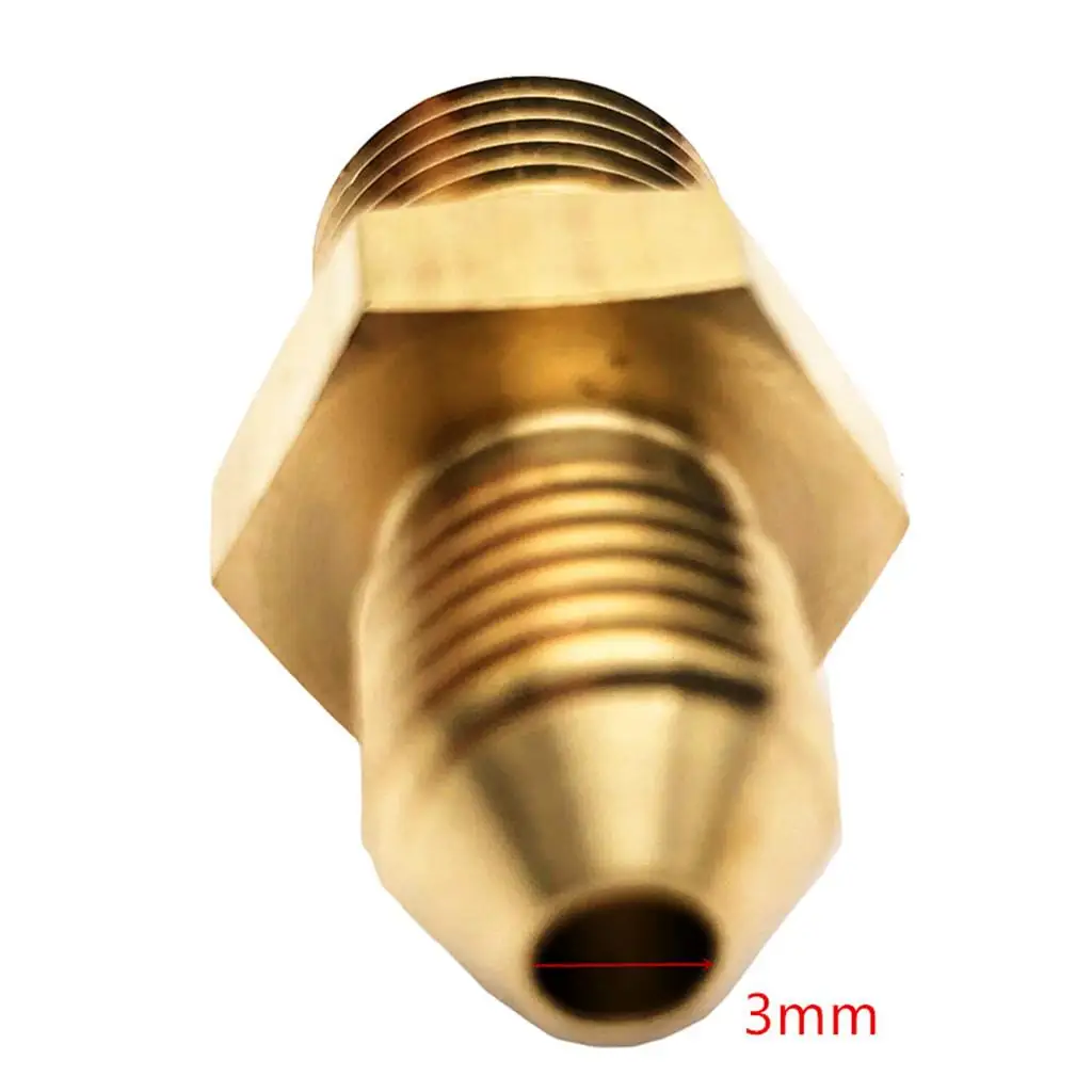 

Leak Proof AN4 Fitting Adapter Golden Brass Male to Male Hose Connector for Engine Turbo Modifications