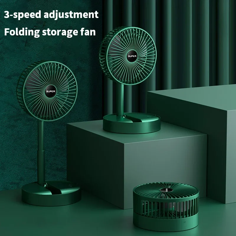 Youpin Portable Rechargeable Mini Folding Telescopic Floor Cooling Fan for Household Office Desktop