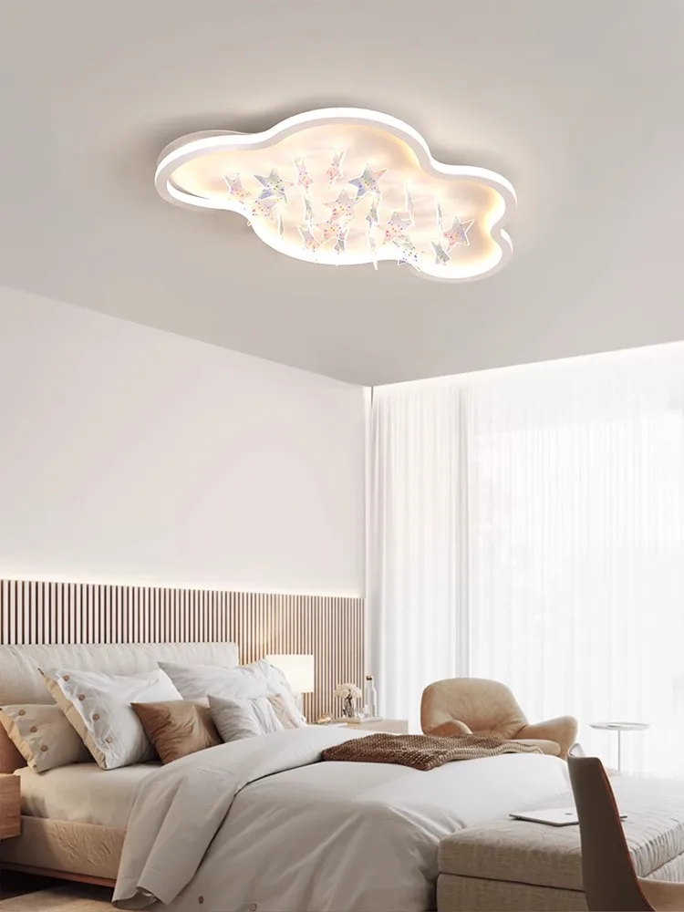 

AiPaiTe Scandinavian LED ceiling pendant light for living room, suitable for boy's room decoration, white cloud ceiling light