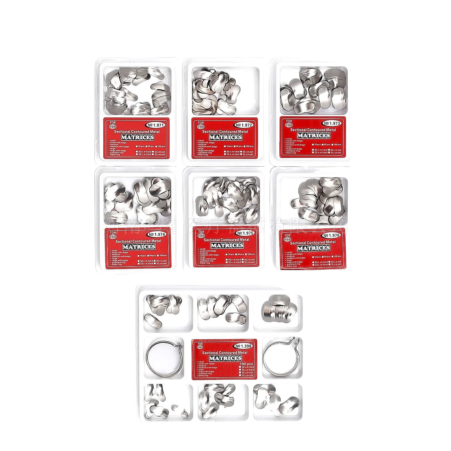 Easy Shape Dental Matrix Band 1.398 Refill 100pcs Factory Supply