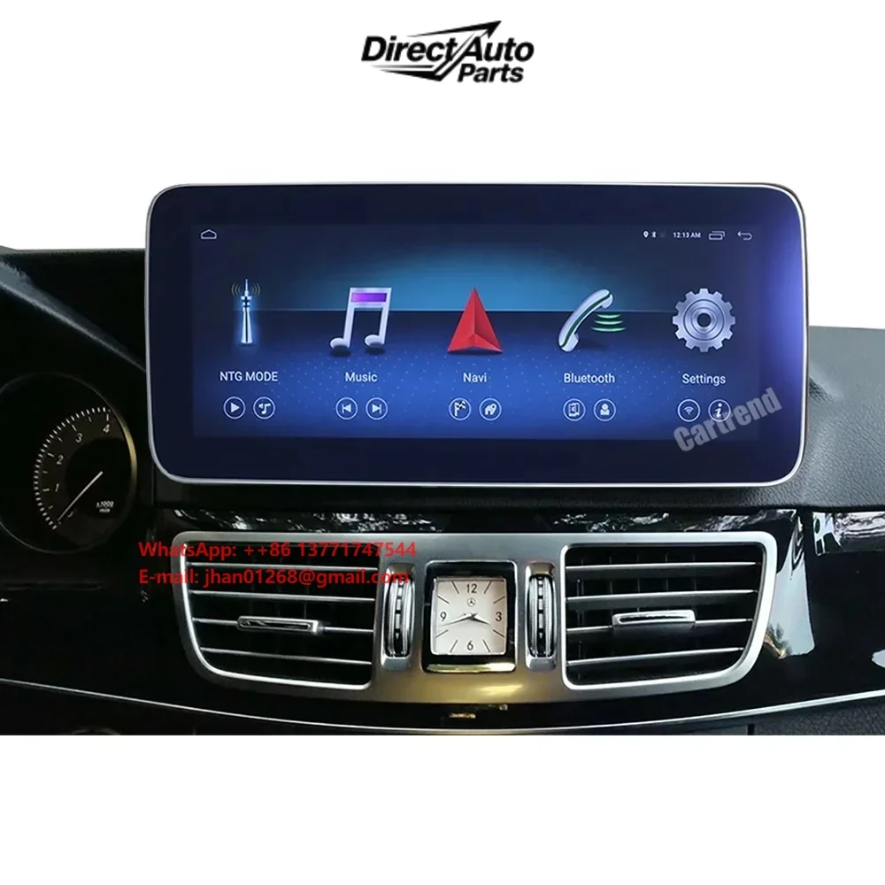 1 Din Car Radio Gps W212 Android Display E Class Facelift Dvd Player Retrofit Audio 20 Head Unit System Navigation Touch Screen