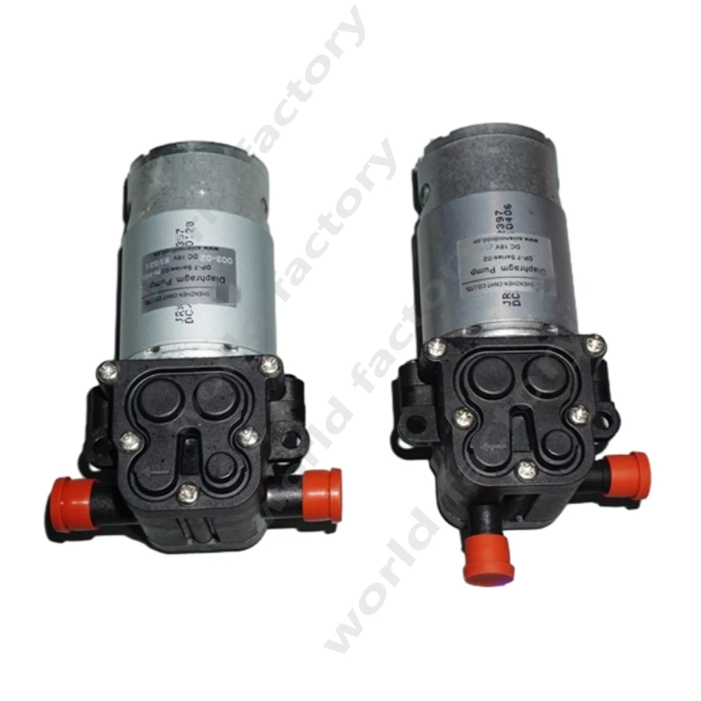 555 Motor 18V Diaphragm High Pressure Pump 8bar Pressure 150ml/min 12-24V Diaphragm Pump Water Gun Storage Self-priming Pump