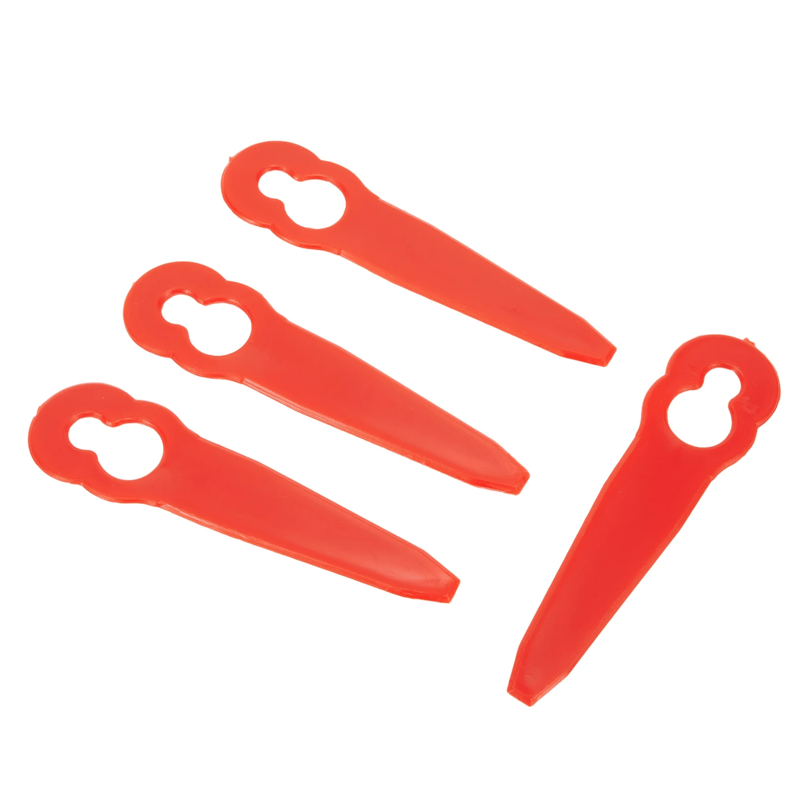 

Brand New Plastic Blades Set Grass Grass Trimmer Plastic Red Replace Trimmer 12mm*7mm 40PCS 40pcs/Set 83MM Length