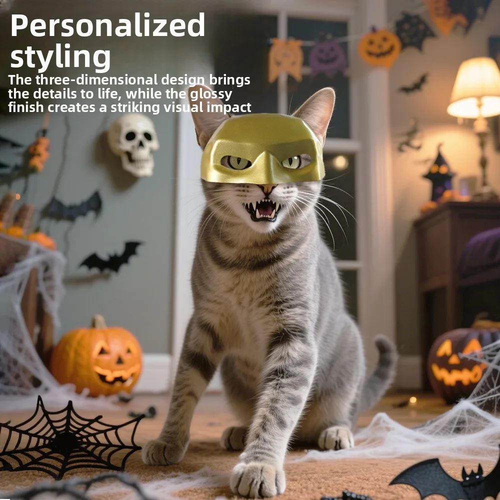 2025 جديد حار بيع الراقية هالوين القط قناع الإبداعية القط قناع الاتجاه البري الإبداعية اليومية مضحك Ins الكرتون قناع الطرف #3