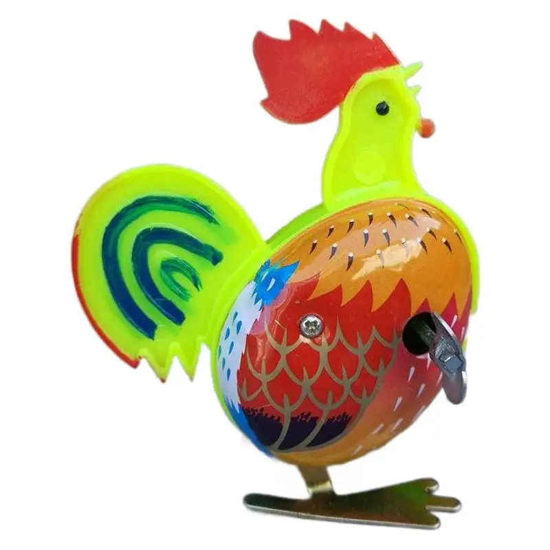 MS084 Iron Chicken 8090 Na Iron Nostalgische Retro Speelgoed Ambachten Etalage Props Cock Jumping Chicken