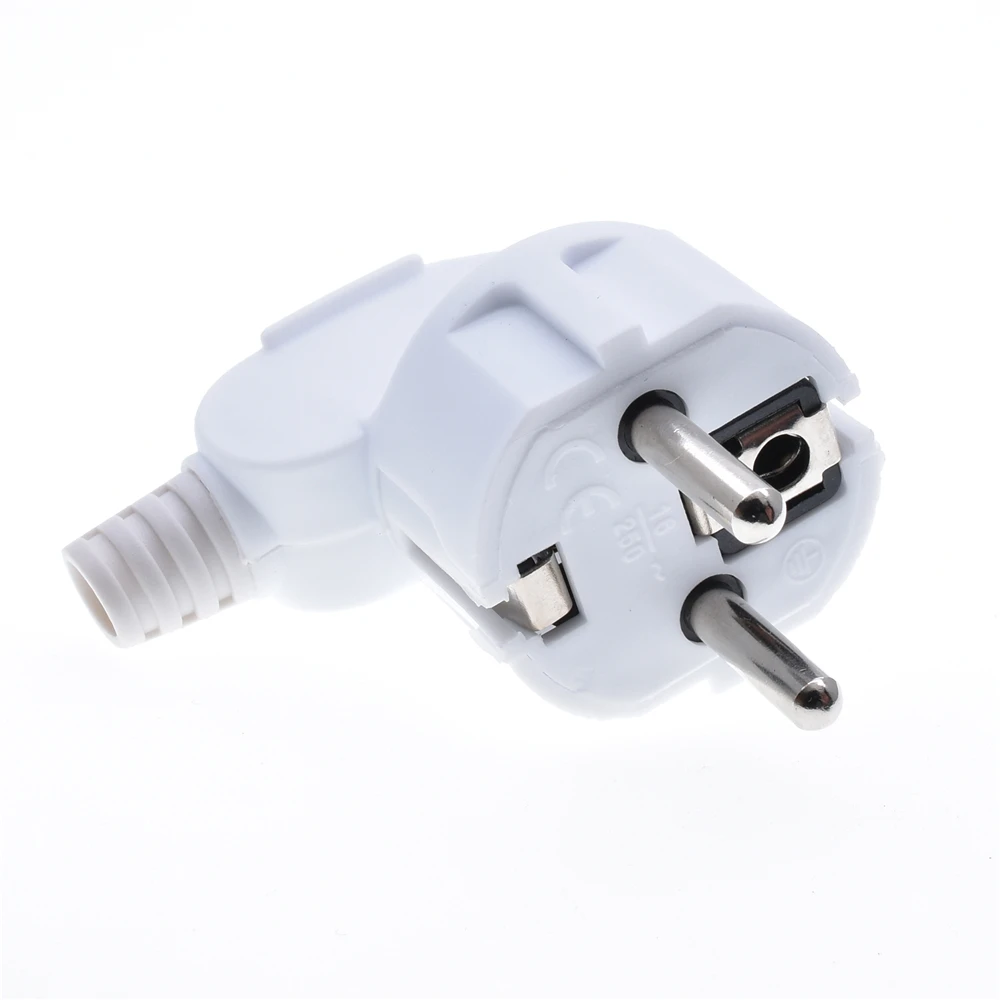 EU Plug Adapter 2.5A/16A 250V Male Replacement Outlets  Electeical Socket Euro Connector For Power Extension Cable