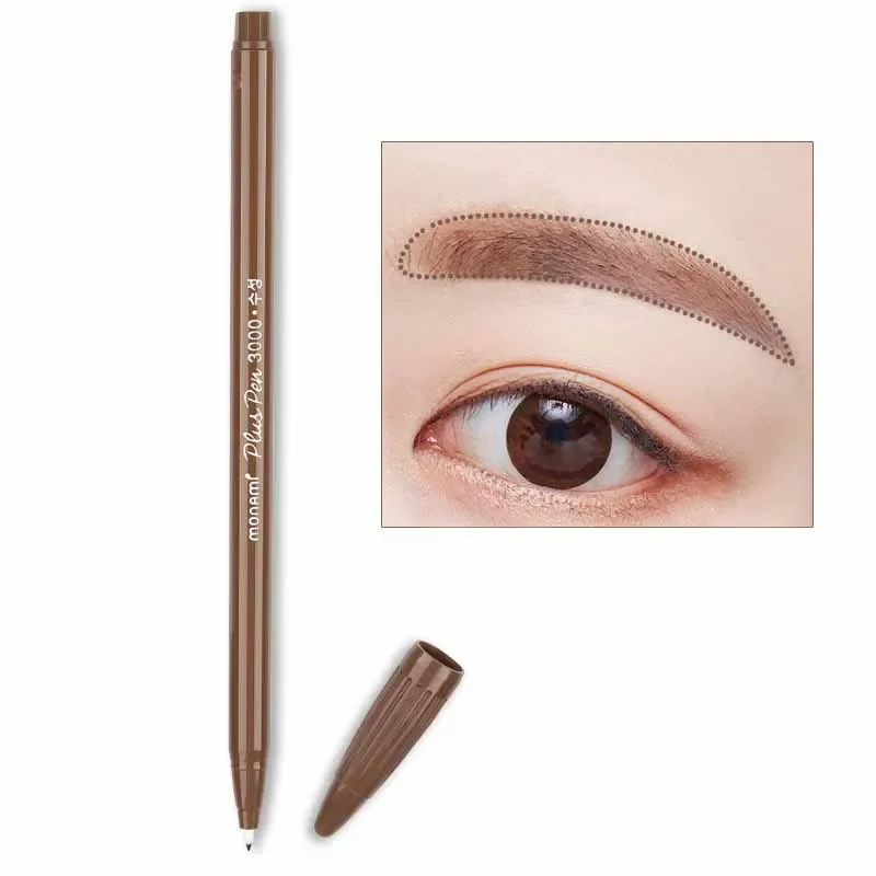 2Pcs Waterproof Tattoo Pencil Eyebrow Lip Liner Black Brown Red Microblading Surgical Skin Marker Pen Permanent Tattoo Supplies