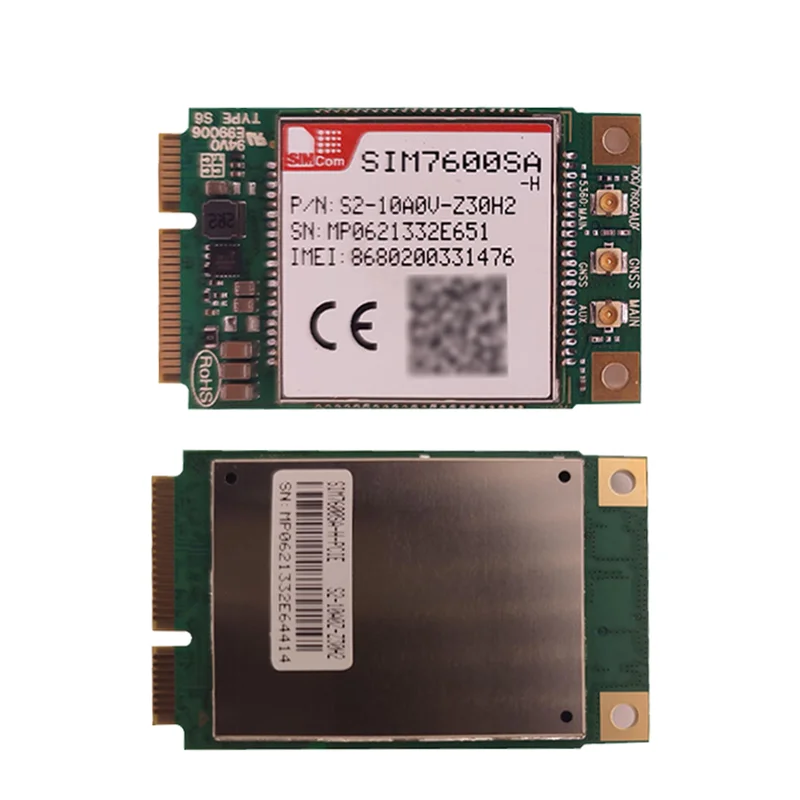 SIMCOM SIM7600SA-H Mini PCIE LTE Cat4 Módulo Multi-banda Mini Pcie para Austrália/Nova Zelândia/América do Sul Brasil Argentina