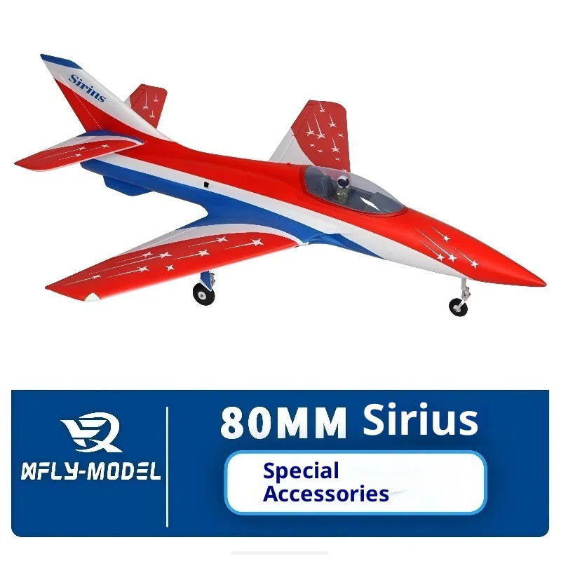 Xfly Swift modèle 80mm Sirius accessoires spéciaux Fuselage queue plate Cockpit groupe avant train d'atterrissage groupe nez couverture autocollant