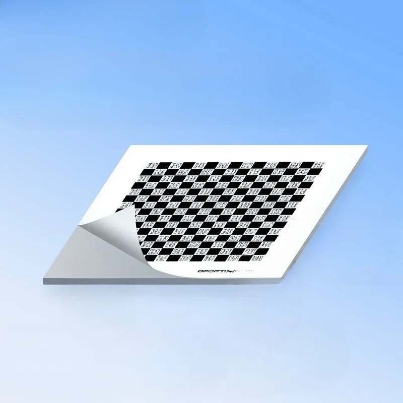 High Precision Film Calibration Board Chessboard QR Code Target Grid for Machine Vision Camera Industrial Inspection