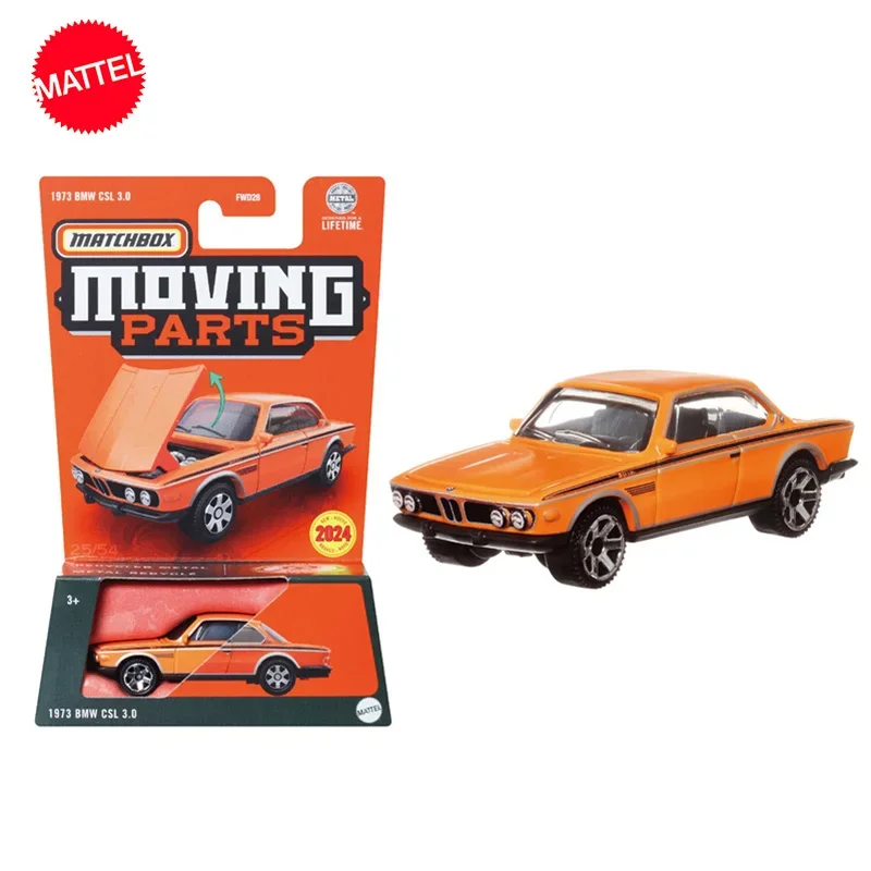 Original Mattel Matchbox Car 1/64 Diecast Moving Parts 1973 BMW CSL 3.0 Voiture Model Toys for Boys Collection Birthday Gift