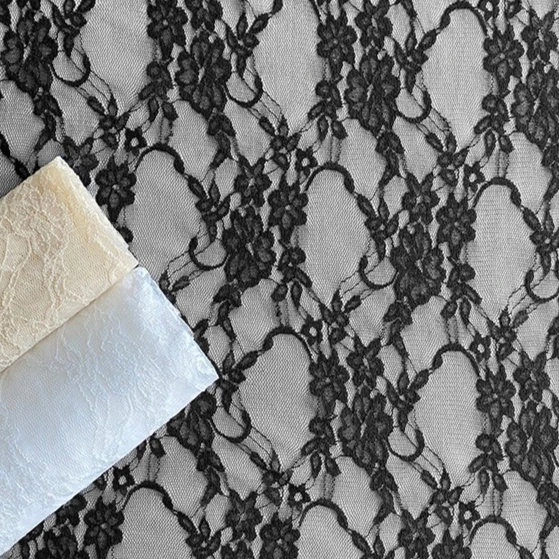 

Brocade Ammonia High Elastic Lace Fabric Five-star Flower Lace Underwear Backing Women's Top Dress Children's Clothing Fabric