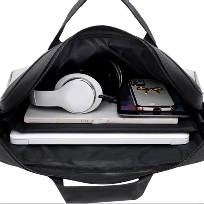 Borsa per laptop in nylon da 15,6/17 pollici per uomini e donne protegge il tuo laptop e accessori 547a