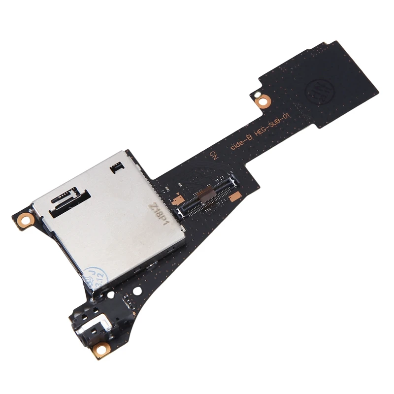 Plastic For Switch OLED Game Card Slot TF Card Slot Micro-SD Socket Board Reader With Headset Headphone Audio Jack Socket Board