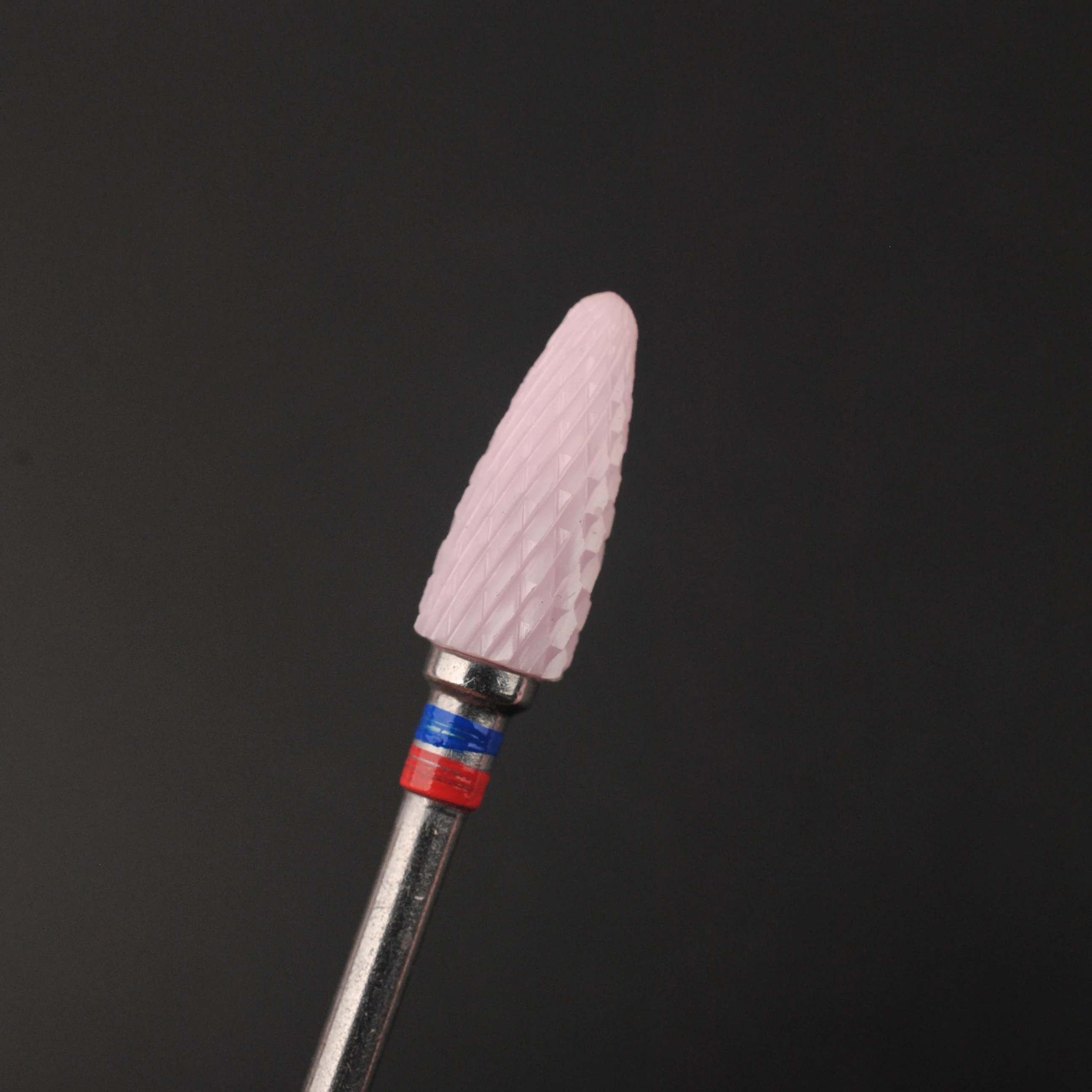 1個 セラミックネイルドリルビット ロータリーキューティクルバーマシン ジェルリムーバーファイル 電動ドリルマシン用ネイルアートツールアクセサリー