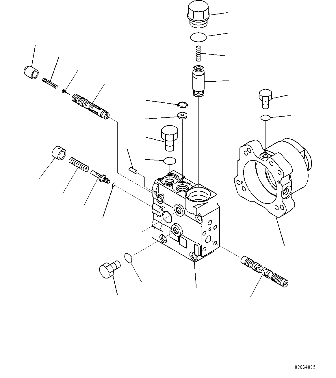 

Hydraulic Motor 708-7R-00700 Hydraulic Fan Motor For Komatsu WA200-6 Wheel Loader Hydraulic Fan Pump