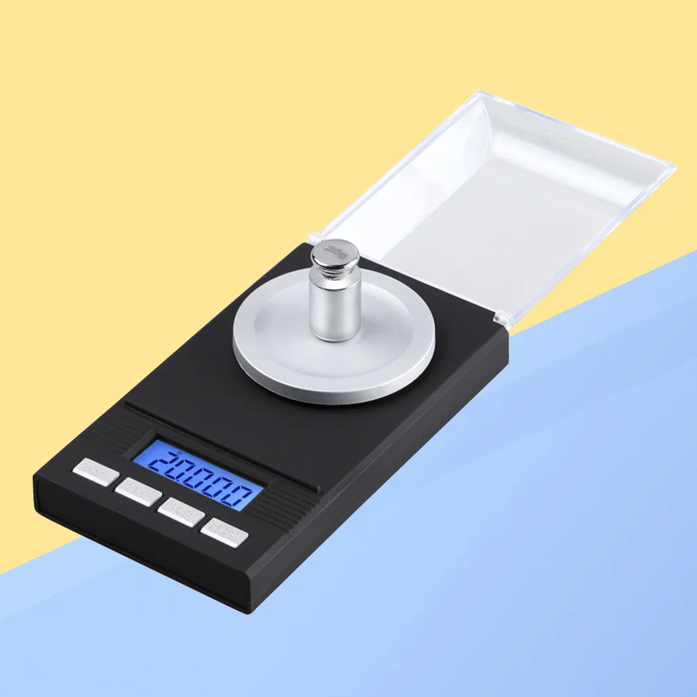 

Electronic Jewelry Scale High Precision 50G 0.001g Compact Scale Backlight Auto Shutdown Counting Function Black