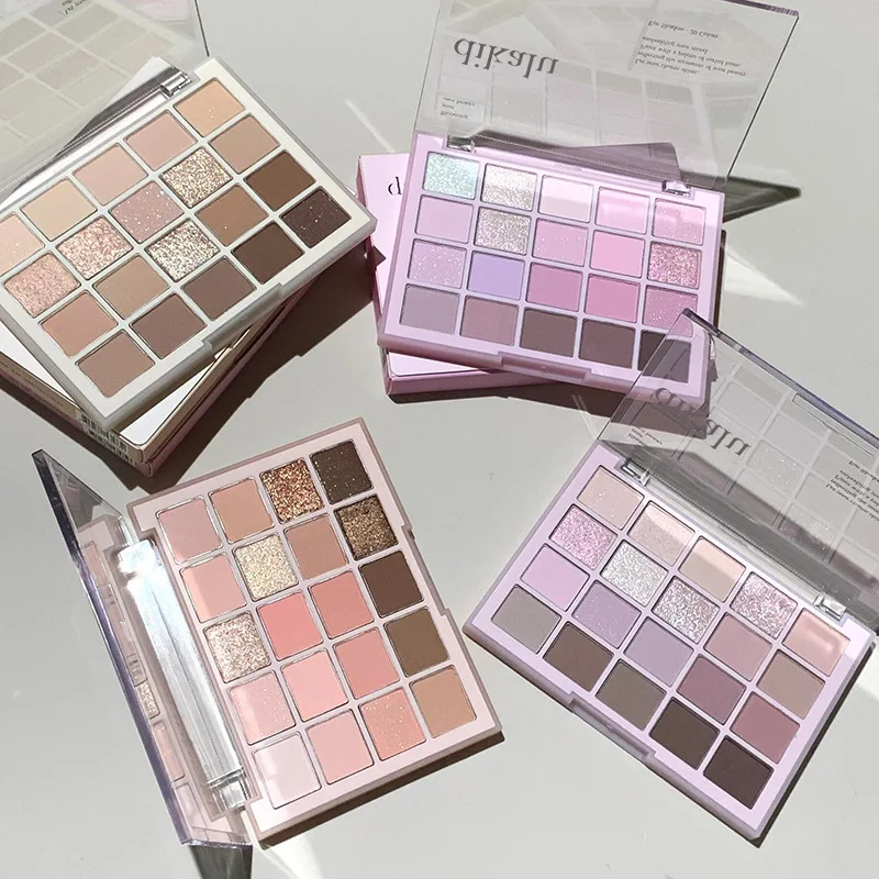 DIKALU Love 20-Color Eyeshadow Nude Multi-Color Series Oat Milk Tea Pearlescent Matte Palette Daily Light Makeup
