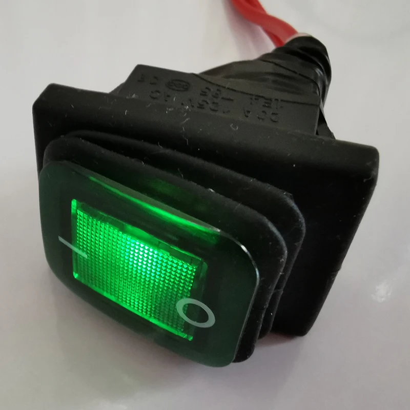 Perforation Size 29 x 22mm 4Pin 6Pin Boat Power Switch With 220V Light Rocker Switch Latching Momentary IP65 ON OFF ON ON