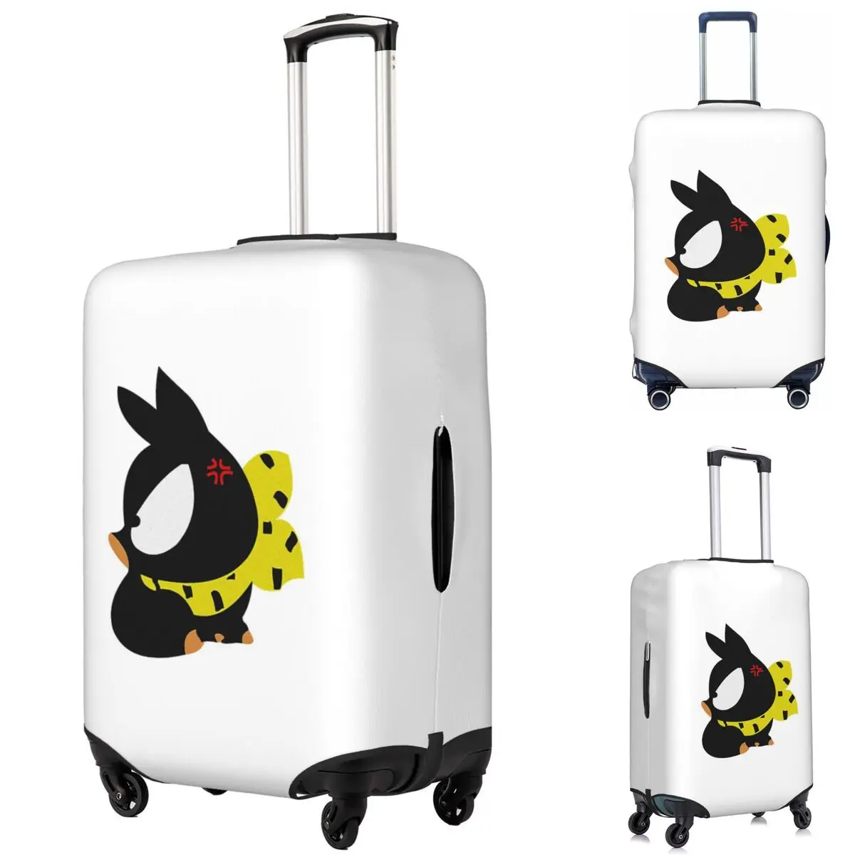 

Angry P-chan Suitcase Cover Protection Elastic Travel Luggage Protector Covers for 18-32 Inch